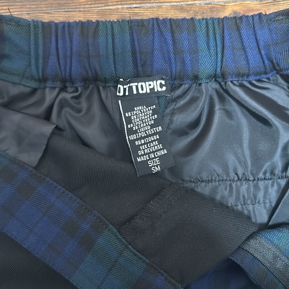 Hot Topic Color Block Plaid Trouser Pants - Picture 2 of 2